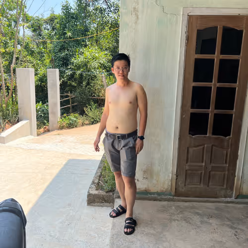 Nude in the house