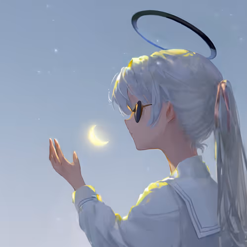 未来を見つめる天使