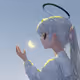 未来を見つめる天使