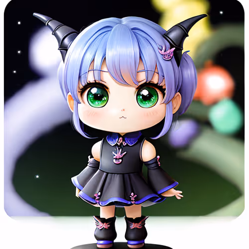 Chibi dragon girl