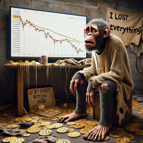 LOSiNG BTC MONKEY