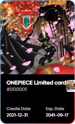 ONEPIECE Limited card