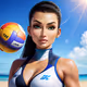 Beach volleyball womens