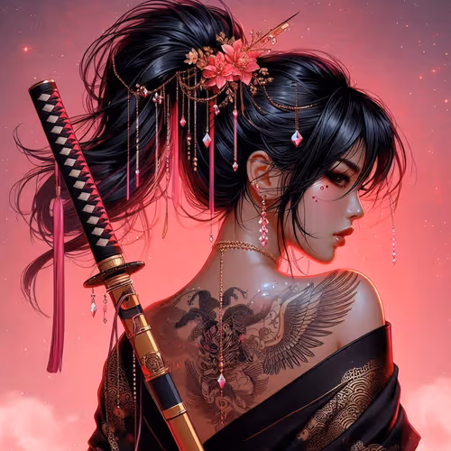 Ethereal Samurai AIKO 🌸 (Custom)