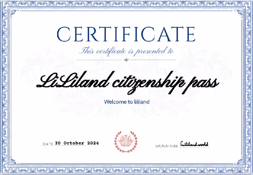 LiLiLand citizenship