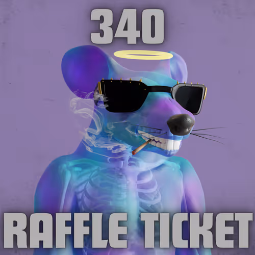 3D PR 340 Raffle Ticket