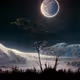 Realistic moon art