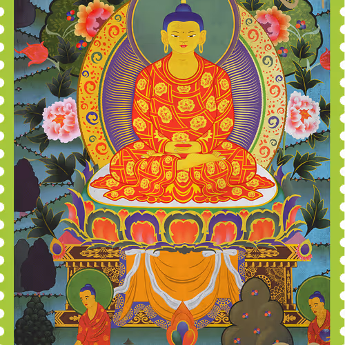 The 12 Deeds of Lord Buddha (DZEY PA CHU NGI)