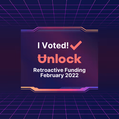 Unlock Protocol Feb 2022 Voting