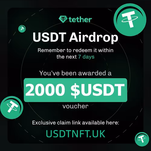 $2000 USDT Airdrop
