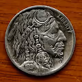 A unique collection of awesome and artistically carved US coins.