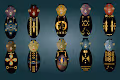 BOWLING FIGURES Black And Gold
