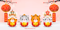 The lucky tiger blessings