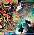 abstract pokemans