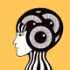 Cyber woman eyes