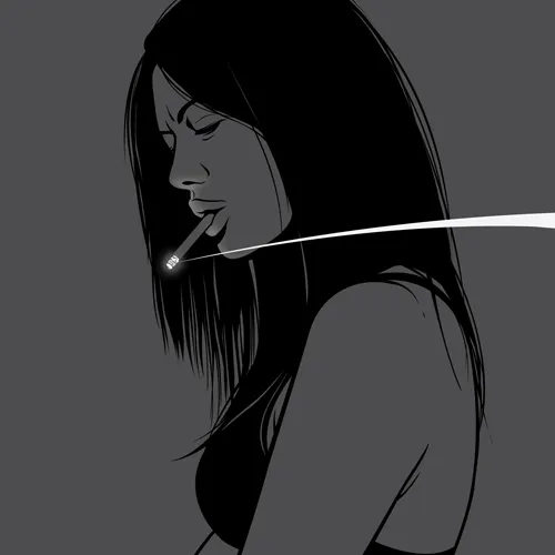 linear animations of self portraits