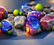 Luminiscent gemstones