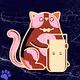 Cat with milk