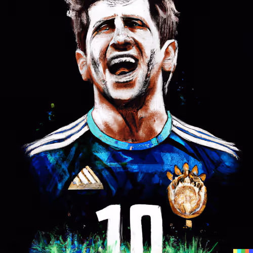 Lionel Messi AI Digital Art