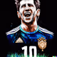 Lionel Messi AI Digital Art