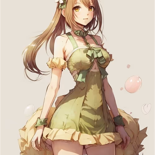girl with bunny ears