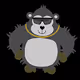Bored Gorilla Apes