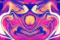 demon abstract skin