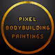 Pixel Bodybuilding Paintings