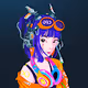 Neo Cyberpunk Girl