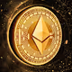 Golden Crypto Coins