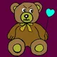 Romantic bear art