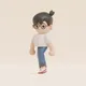 3D letswalk fanart