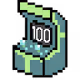 pixel arcade badge