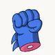 Whose hand is this?