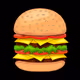 Cartoon Burger
