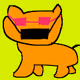 Effort - Hardworking cool dog
