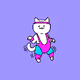 CAT DANCING ON POLYGON