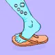 'Feet & flip flops'