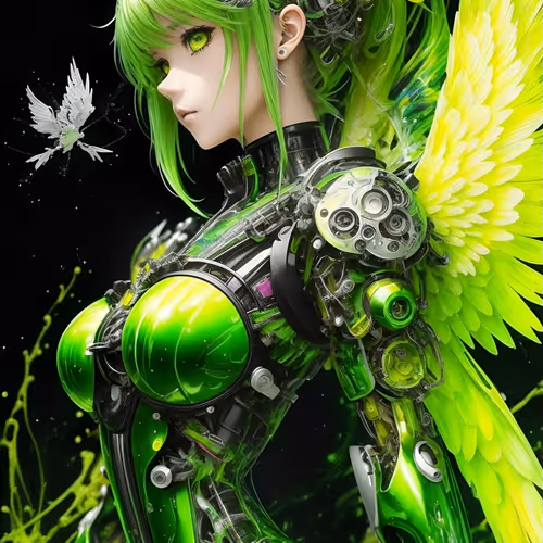 Machine Angel/Code_Color_Yellow Green