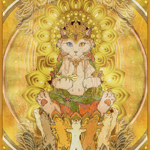 Neko Buddhist Painting