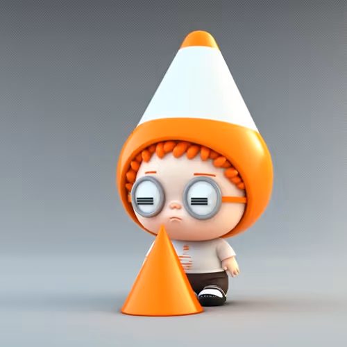 Adorable Chibi cone