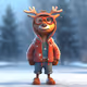 Anthrophormorphic Reindeer