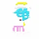Cute 2D pixels animated