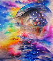 Cosmos Watercolor NFT ART
