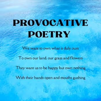 Provocative Poetry