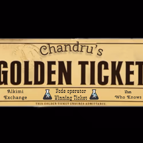 Chandru's Golden Tickets