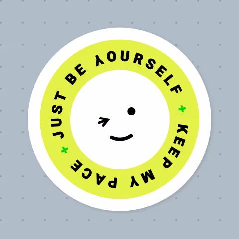 NEON GIRLS holder Name Sticker