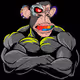 Bodybuilder Ape