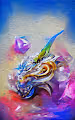 Dragon Charm Aethers NFT ART