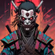 Cyberpunk Samurai Zombie